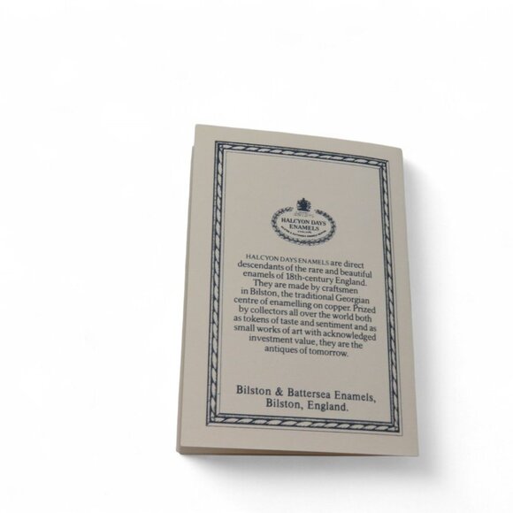 HALCYON DAYS Enamel Box A Year To Remember 2001 Edition In Gift Box - Picture 7 of 12